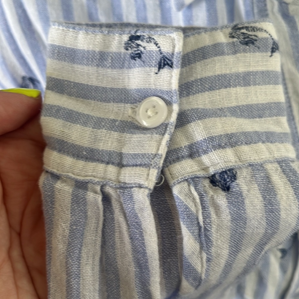 Rails Linen Charli Mermaid Button Down Top - image 4